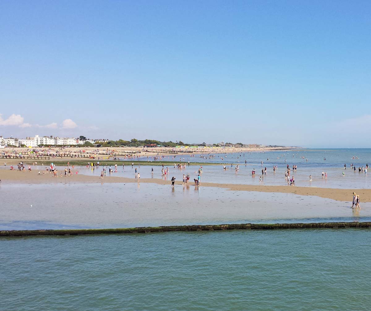 Littlehampton beach - day trip from London