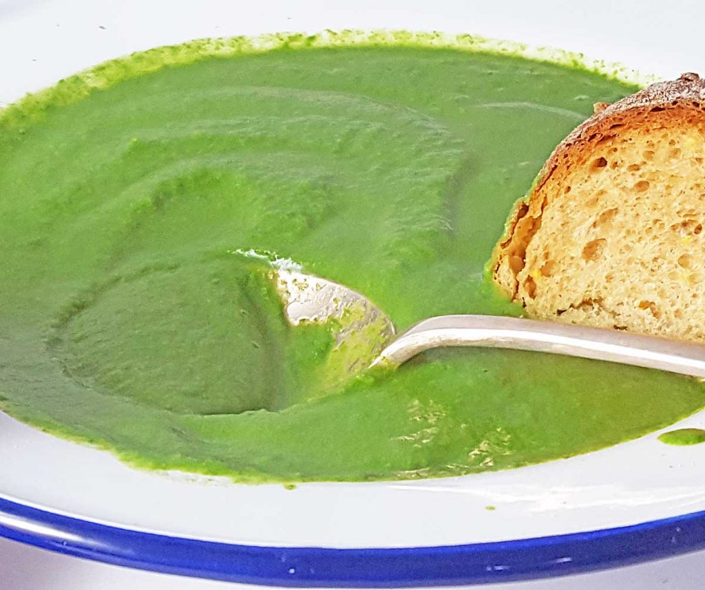 quick green soup