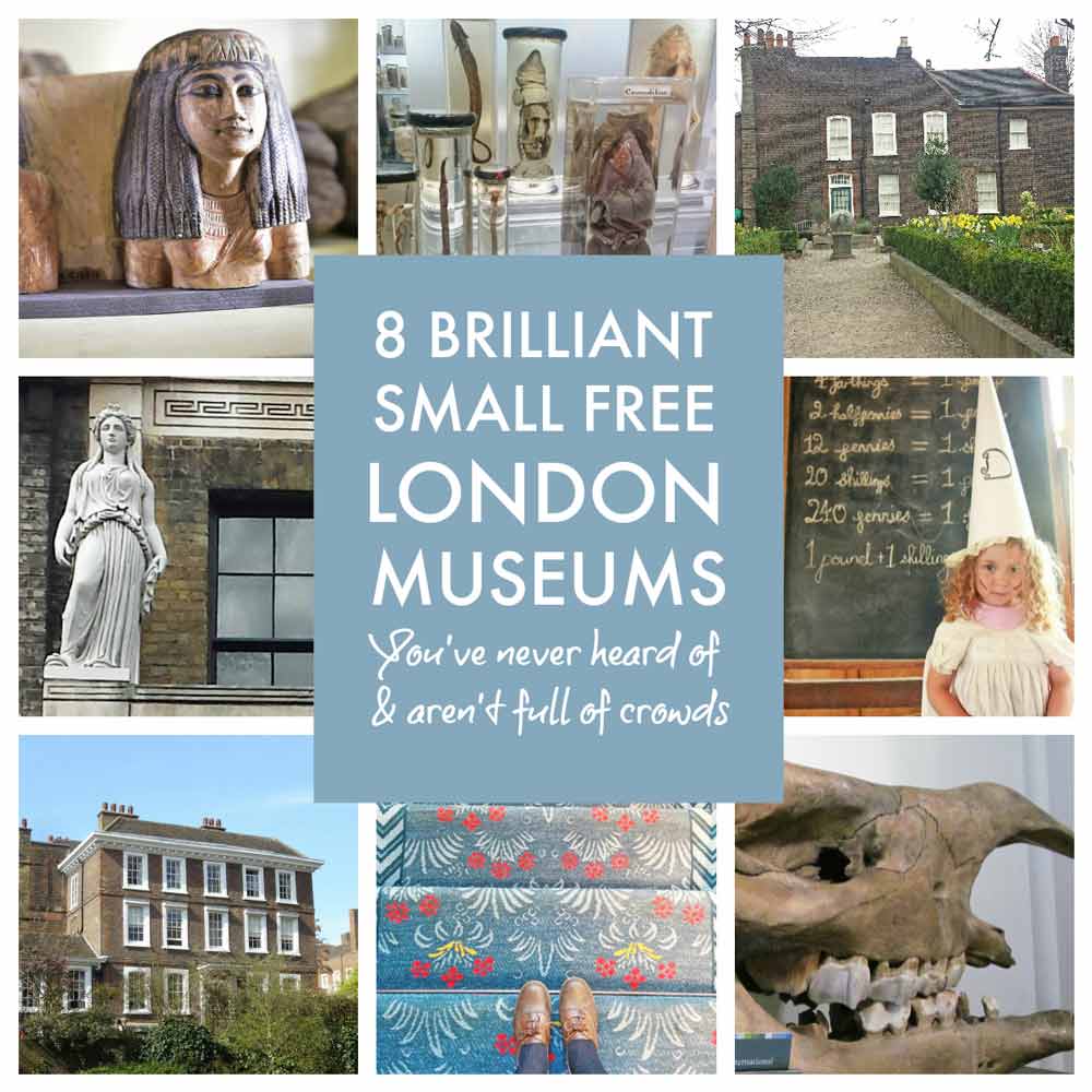 Small free London museums - brilliant small free London museums that you've probably never heard of and which aren't full of crowds