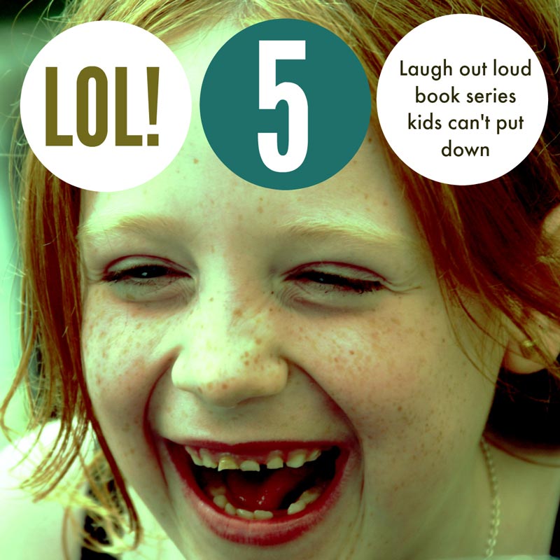 Funny books for kids - 5 laugh out loud book series kids cannot put down #kidsbooks #kidslit