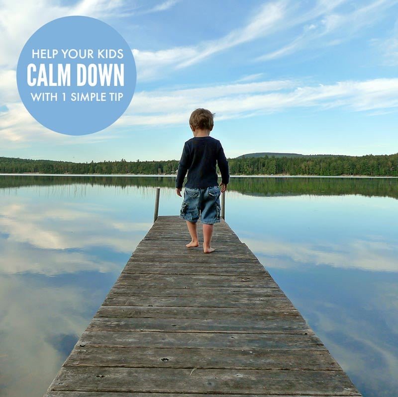 Help kids calm down with one simple tip