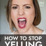 Woman yelling