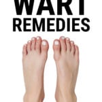 Bare feet with nail varnish
