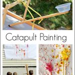 Painting outdoors - simple brilliant ideas to get outdoors and paint with kids without any complicated preparation #painting #processart #outdoors #letkidsbekids #creativekids #playoutdoors
