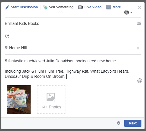 Sell your clutter easily on Facebook #declutter #clutter #simplify #frugal #organize #makemoney