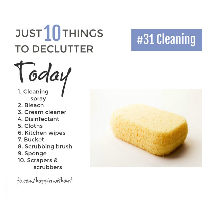 You truly can clean your whole home with micro fibre clothes, dish washing liquid, baking soda and vinegar ... declutter all that other cleaning stuff cluttering up your kitchen and keep it simple #declutter #simple #organize