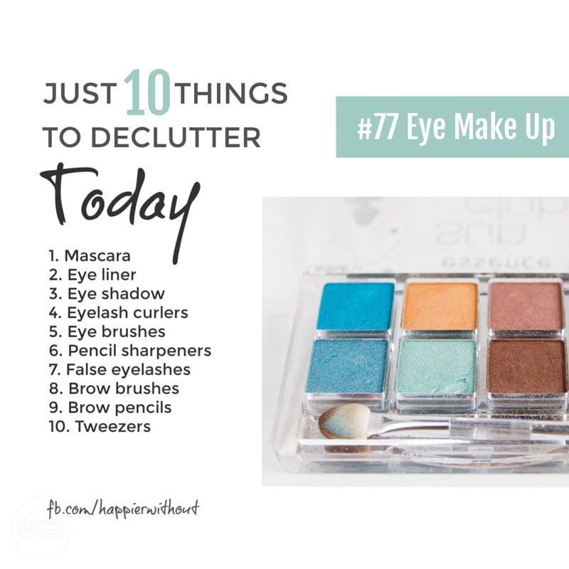 Stop hunting for the perfect makeup organization hacks and ideas and truly organize your vanity unit and bathroom by decluttering all that old makeup you never use #declutter #makeup #organization 