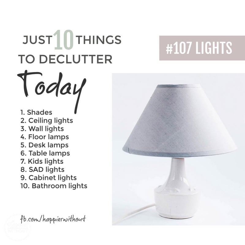 Declutter lights