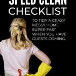 Speed Cleaning Checklist