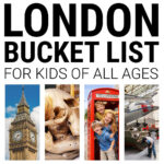 Collage of things to do in London with kids