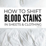 Shift Blood Stains Set Into Sheets & Clothing