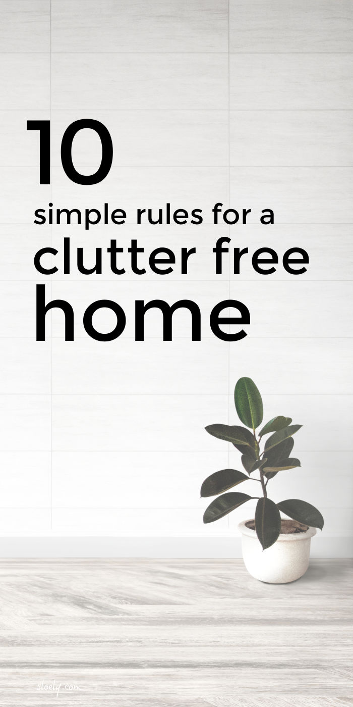 Clutter Free Home