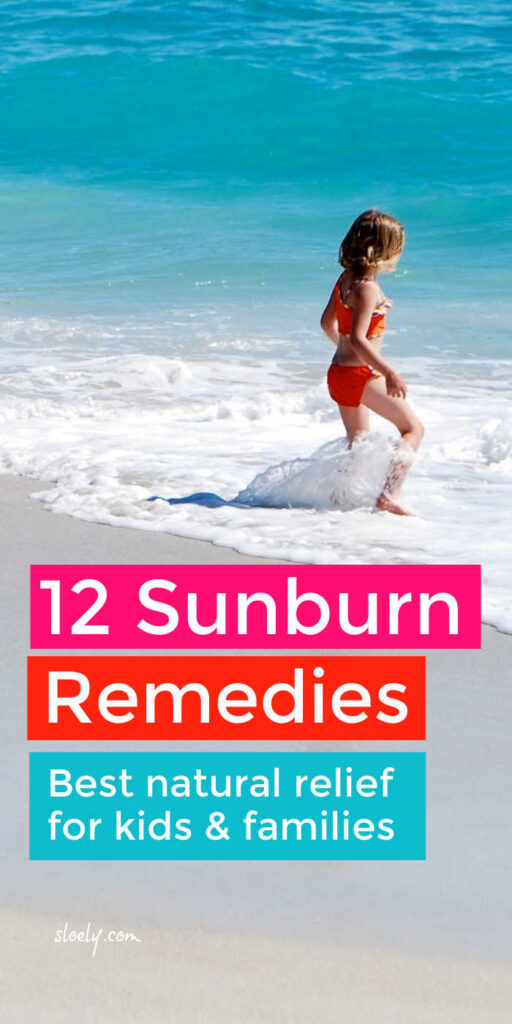 Natural Sunburn Relief For Families & Kids
