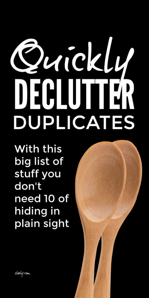 Declutter Ideas Checklist