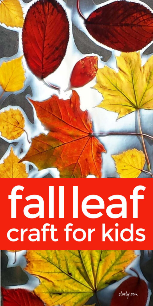 Fall Leaf Craft For Kids