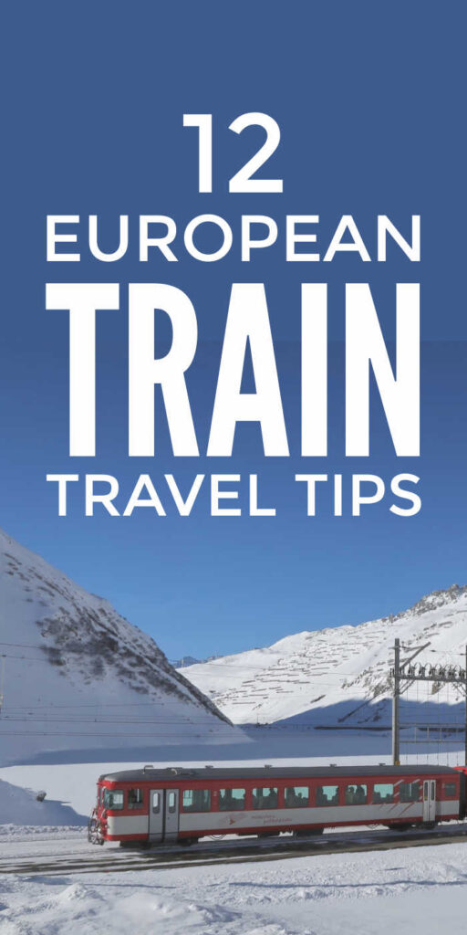 European Train Travel Tips