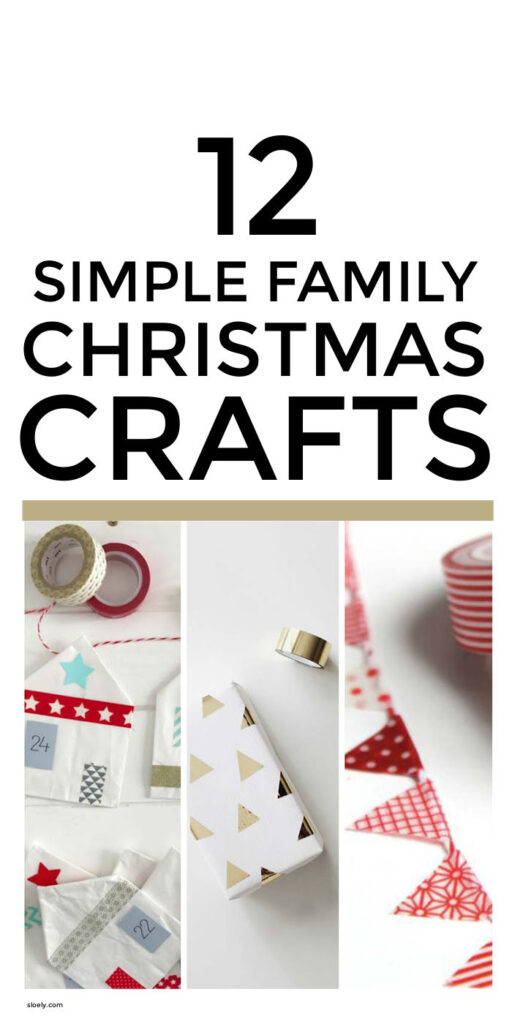 Easy Christmas Crafts For Kids & Adults