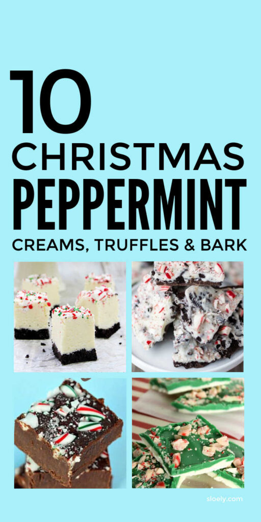 Christmas Peppermint Creams, Truffles & Bark Recipes