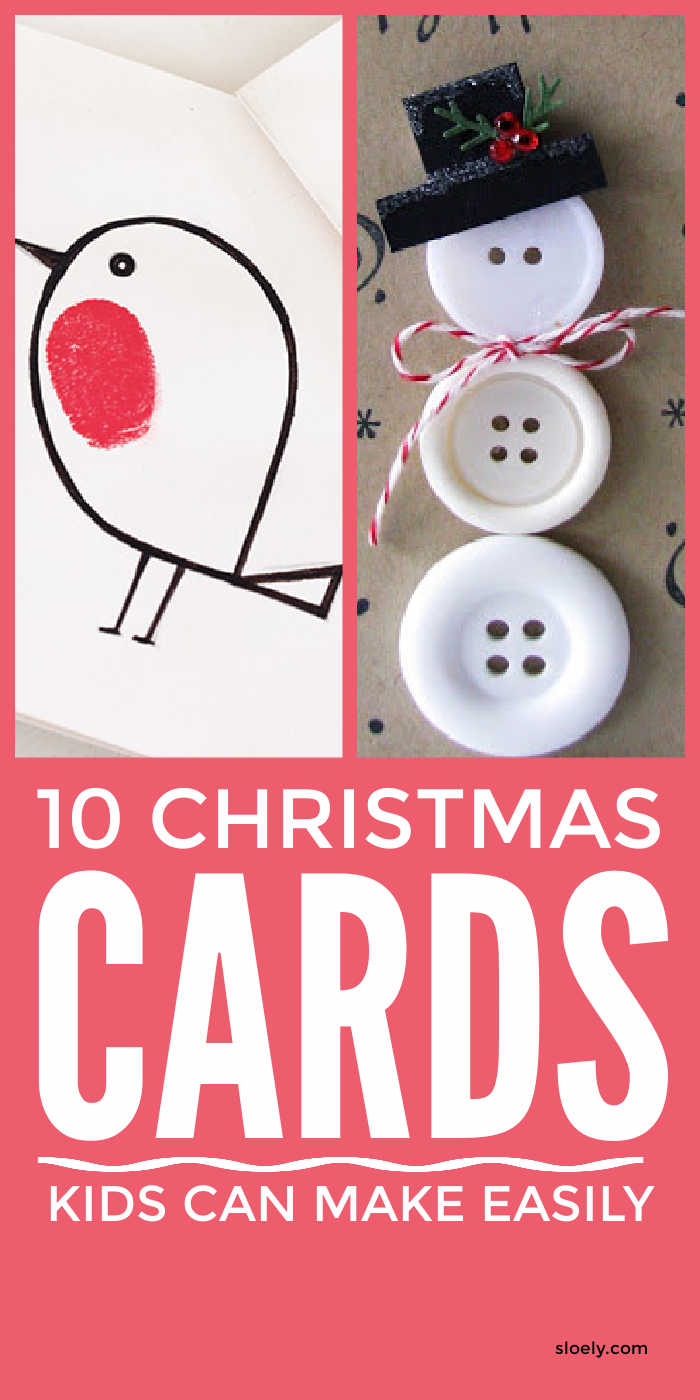 Handmade Christmas Cards Kids Can Make