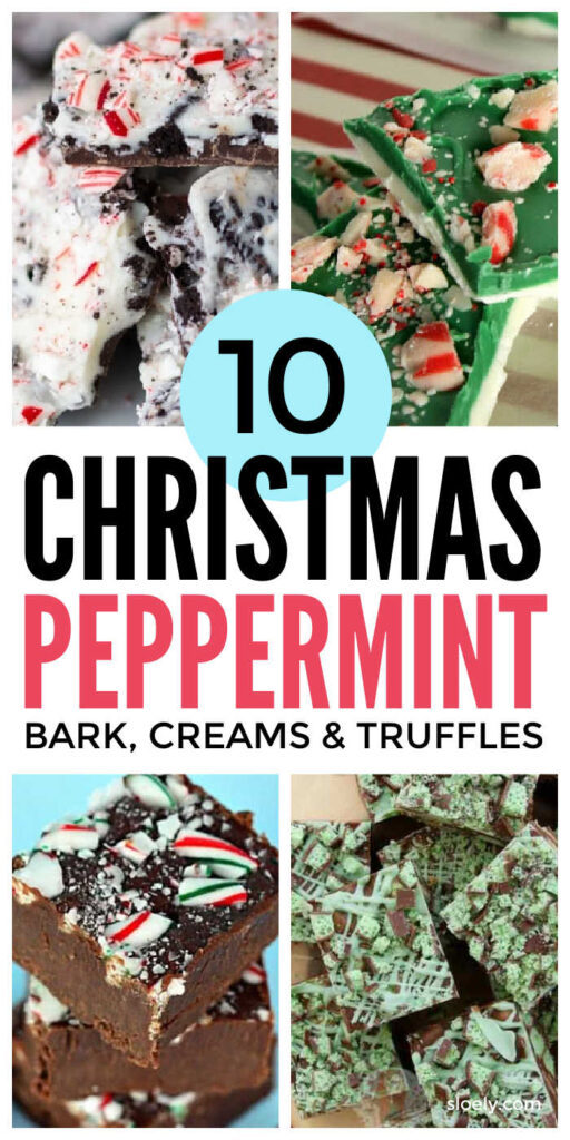 Christmas Peppermint Bark, Creams and Truffles