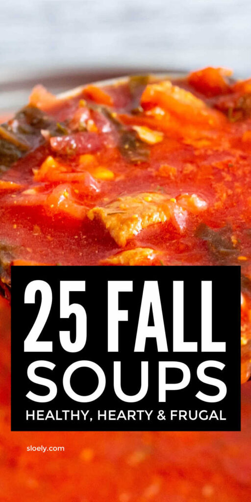 Healthy Hearty Fall Soup Recipes