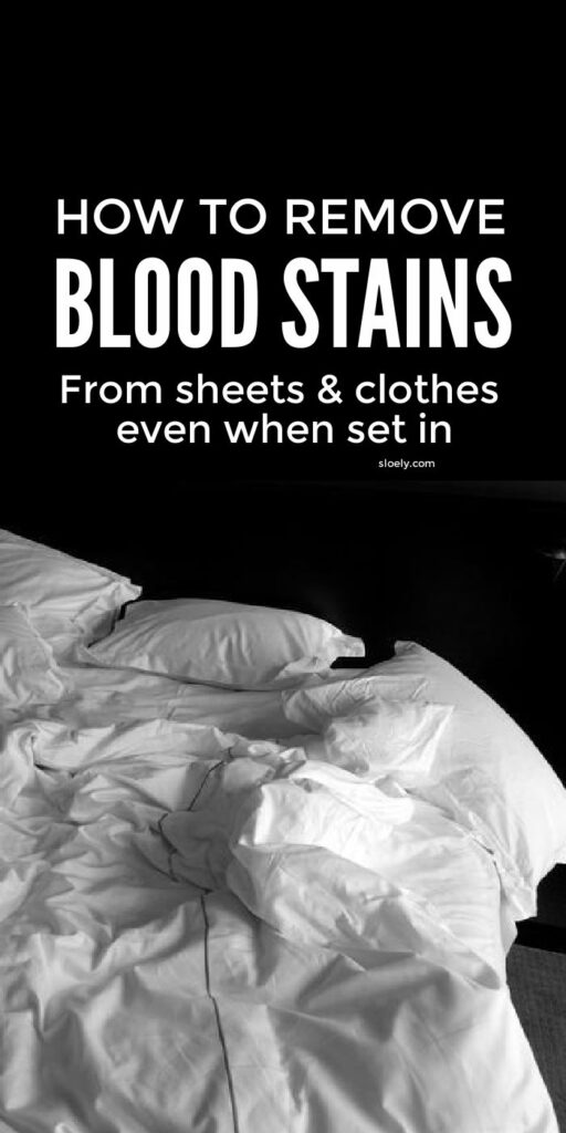How To Remove Blood Stains From Sheets