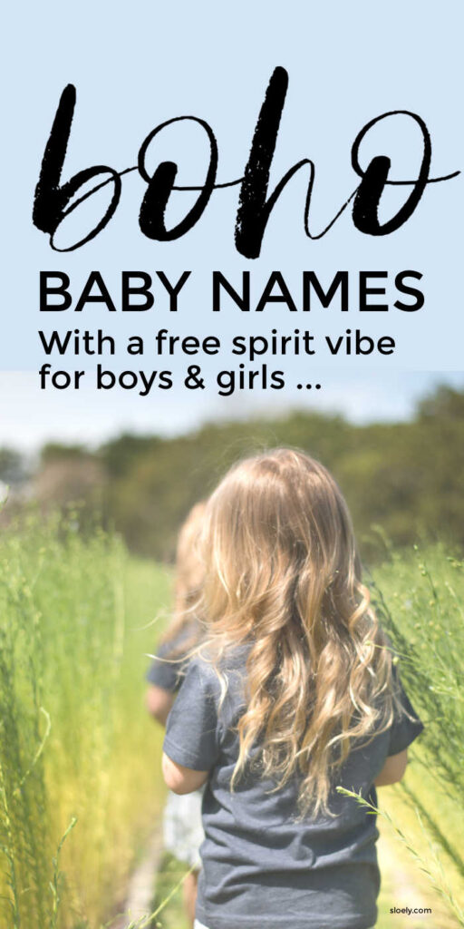 Unique Boho Baby Names For Boys and Girls