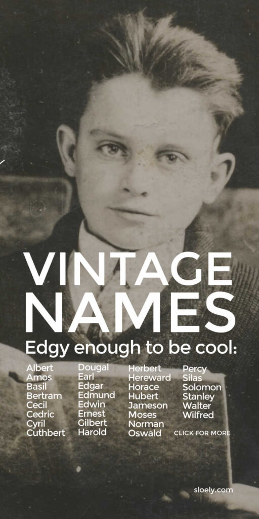Vintage Boys Baby Names Unusual Enough To Be Cool
