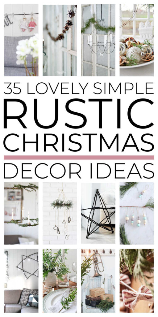 Simple Rustic Christmas Decor Ideas