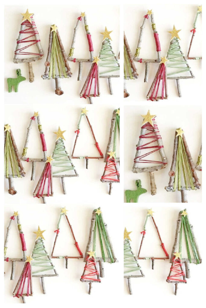 Christmas Tree Twig Ornaments