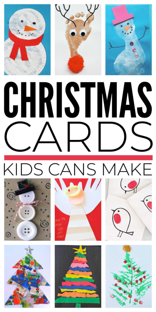 Simple Christmas Cards Kids Can Make
