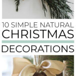 Simple Natural Christmas Decorations