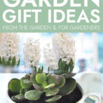 Collage of garden gifts