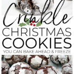 Christmas Crinkle Cookies You Can Bake Ahead And Freeze