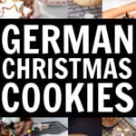 Collage of German Christmas cookies