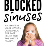 DIY Blocked Sinus Remedies