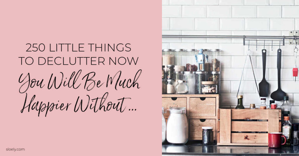 Things To Declutter List