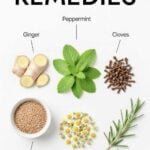 Infographic of natural headache remedies