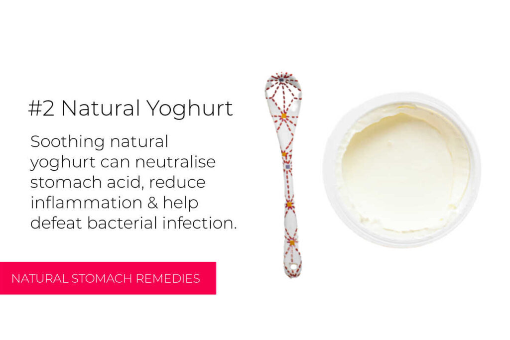 Natural Stomach Pain Remedies - Yoghurt