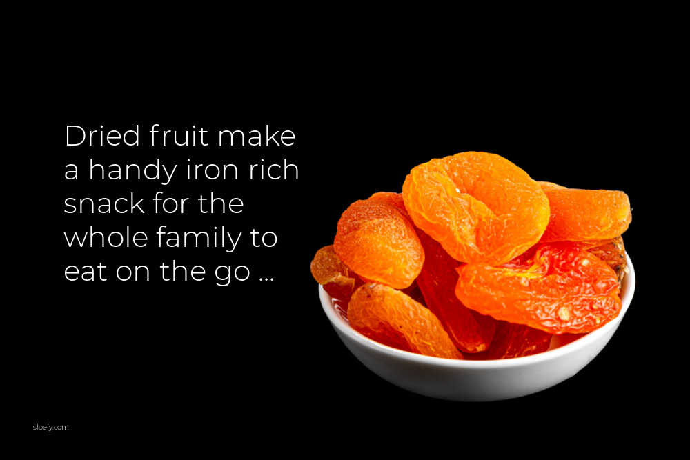 Iron Rich Dried Fruit