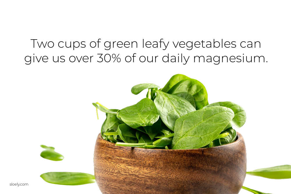 Green Leafy Vegetables Are A Magnesium Rich Food