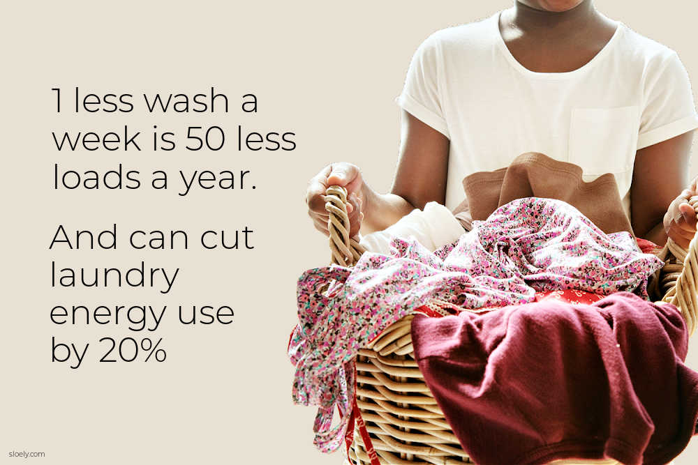 Do Less Laundry To Save Energy