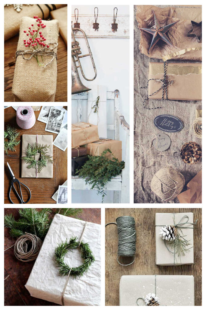 Rustic Christmas Gift Wrap