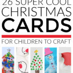26 Homemade Christmas Cards For Kids To Make