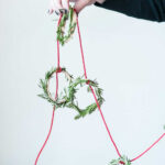 Miniature Christmas Wreath Garlands