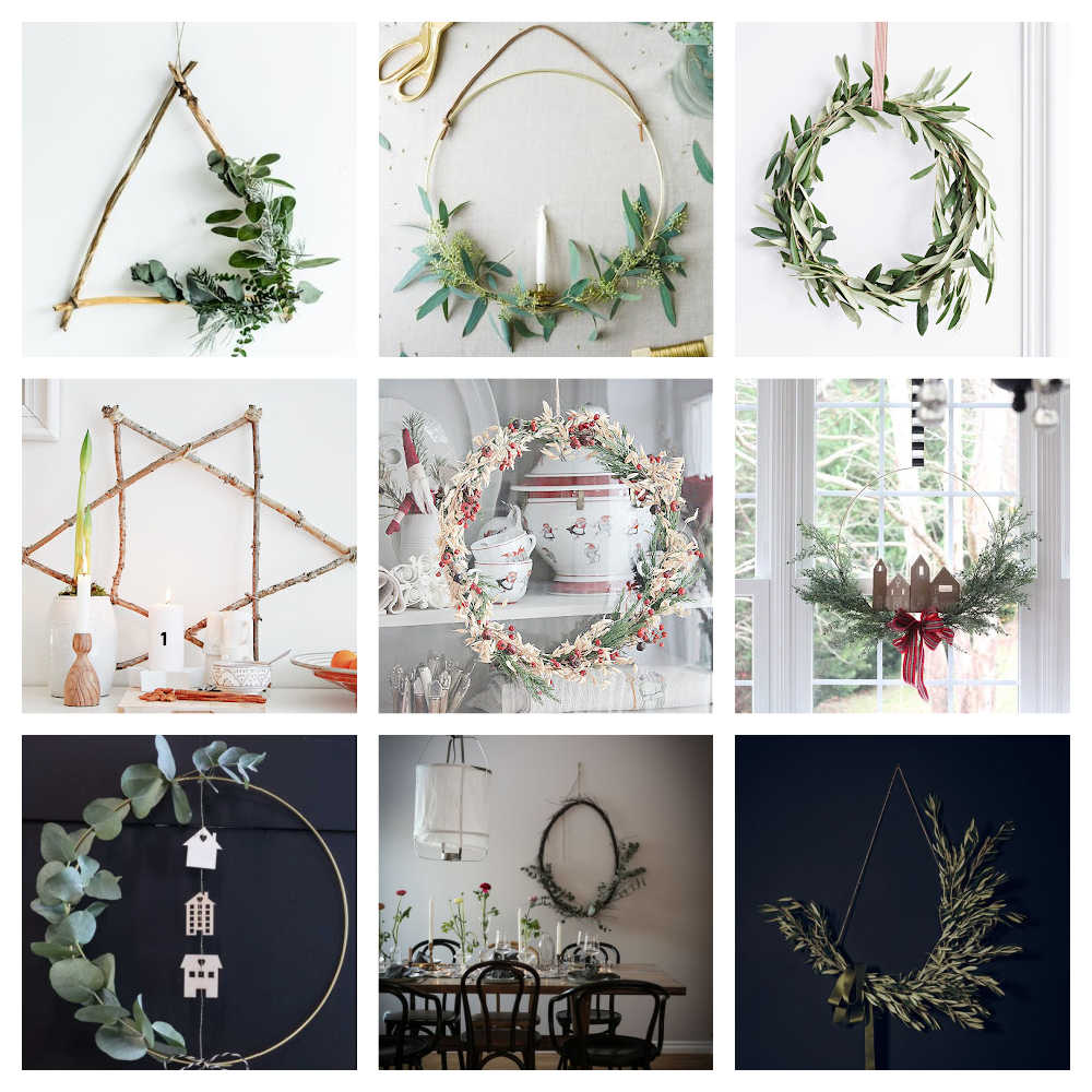 Simple DIY Christmas Wreaths