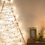 Wall Christmas Tree With Lights