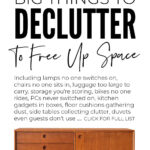 What To Declutter To Make Space Fast