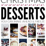 Christmas Desserts You Can Make Ahead And Freeze