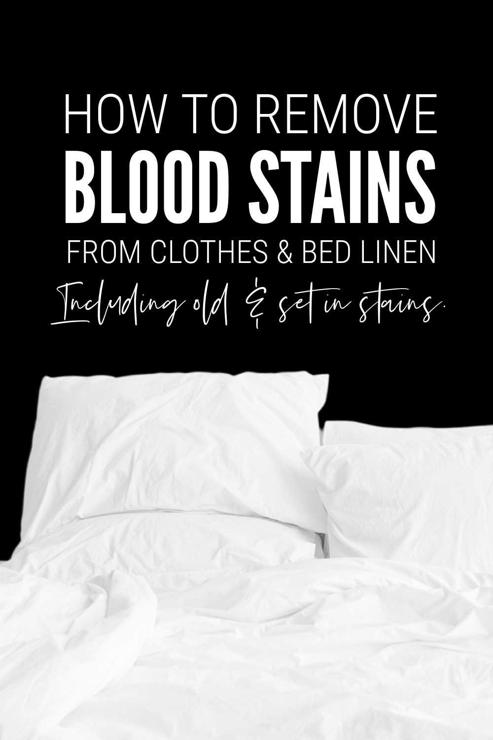 How To Remove Blood Stains Without Bleach